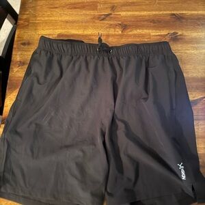 Skin Black Athletic Shorts